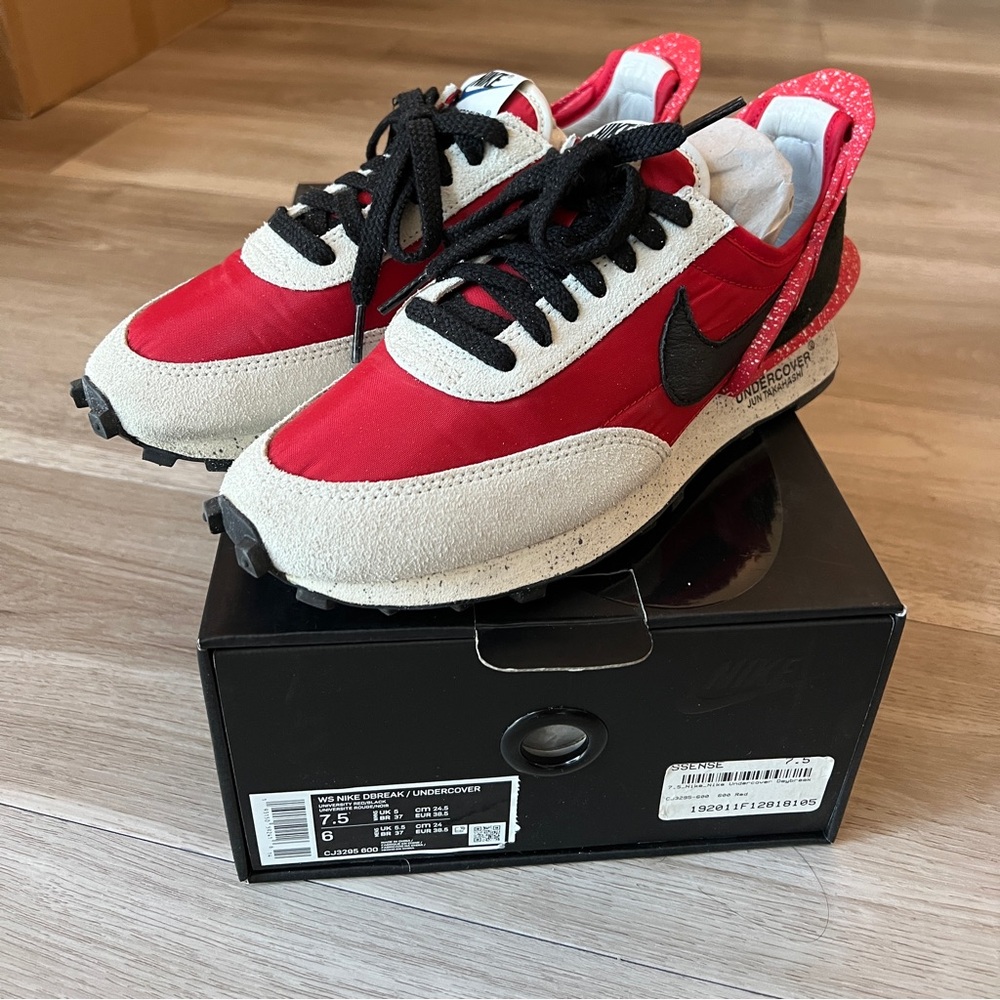 Nike X Undercover Daybreak Women's Sneakers in Red and Cream